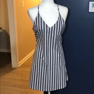 Striped Navy & White Summer Dress